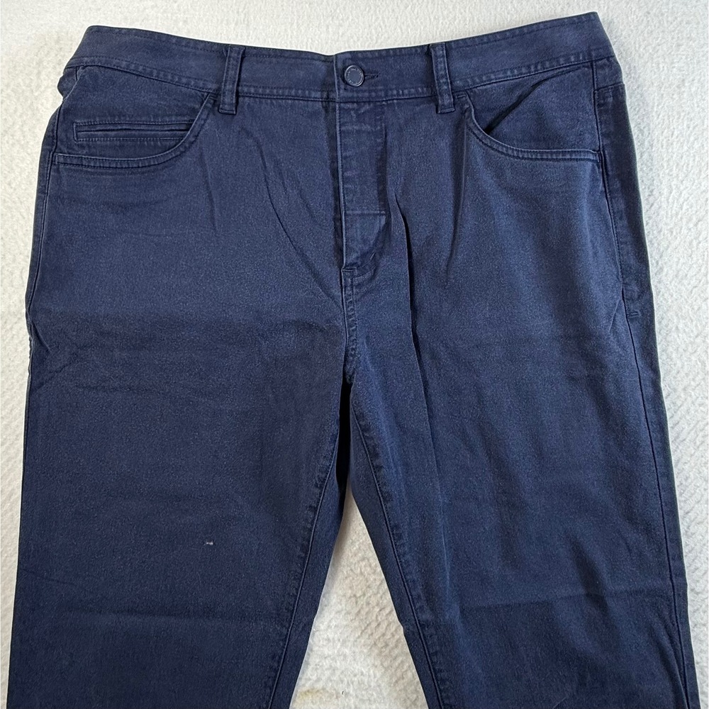 Rhone Commuter Pants Mens 36x30 Slim Straight Stretch‎ Navy Blue